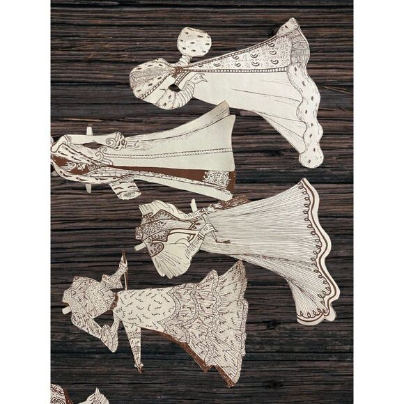 Collection of Vintage Paper Dolls | Elegant Era Paper Dolls by Nanci | Limited E - Picture 10 of 10